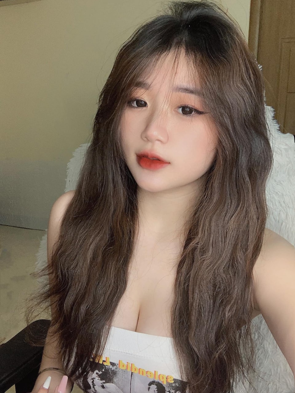 Asian girl  play with sex toys